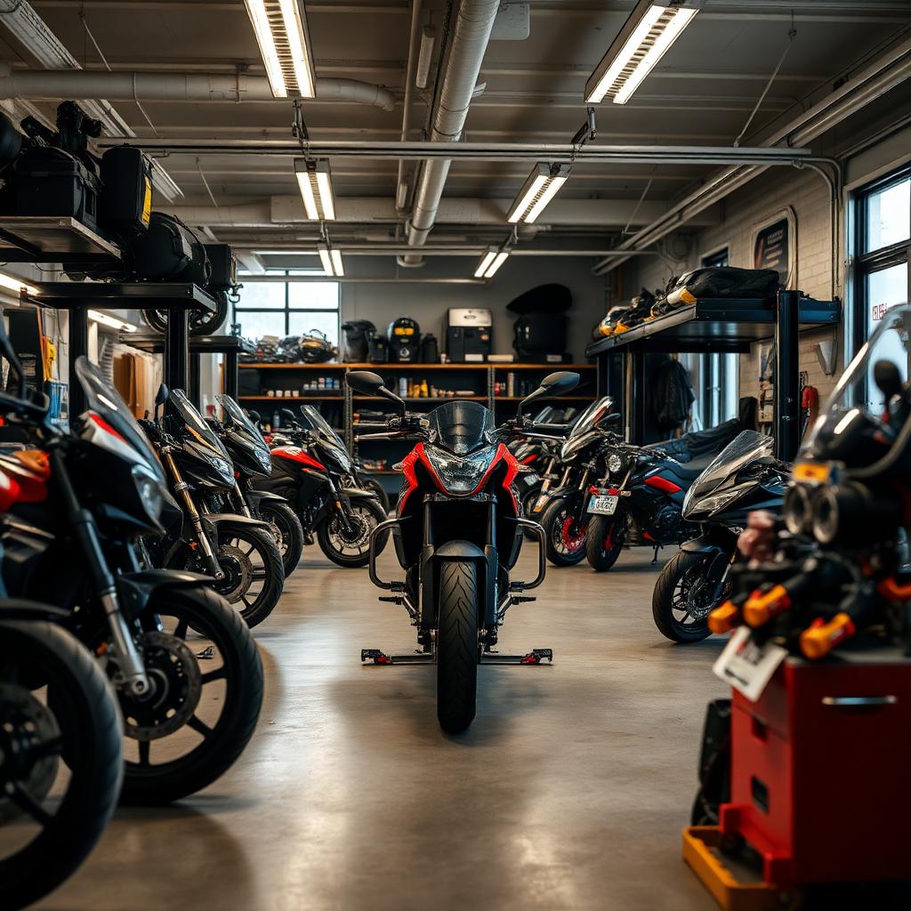 Como montar sua oficina de motos